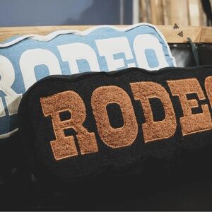 Rodeo Accent Pillow - Black and Brown